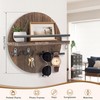 awagas Wooden Key Holder for Wall, 11.8" Rustic Key Rack