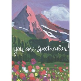 Sellers Publishing RSVP You Are Spectacular: Wildflowers, Forest and Mountains Graduation Congratulations Card