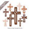 "Jesus" Cross Scroll Saw Pattern