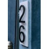 Lookopen 8 Inch Black Large House Numbers, Modern Floating Metal