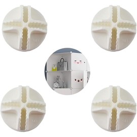 20Pcs White Plastic Wire Cube Connectors Wire Grid Cube Connectors for Modular Closet Storage Organizer and Wire Grid Cube Storage Shelving Closet Mounted Storage and Organization Systems