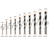 sourcing map 1set Brad Point Drill Bits 3/4/5/6/7/8/9/10/11/12mm Dia Straight
