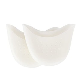 SATiNU Ballet Gel Toe Pad, Toe Corrective Supporter, Toe Support, Toe Protection (One Size, A White)