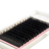 Matte Mink Ellipse Flat Eyelash Extensions 0.20mm thickness C curl