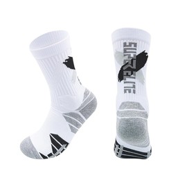 Yoknatt 4 Pack Compression Athletic Basketball Socks Cushion Thick Mens Boys Sports Volleyball Golf Running Cycling Socks