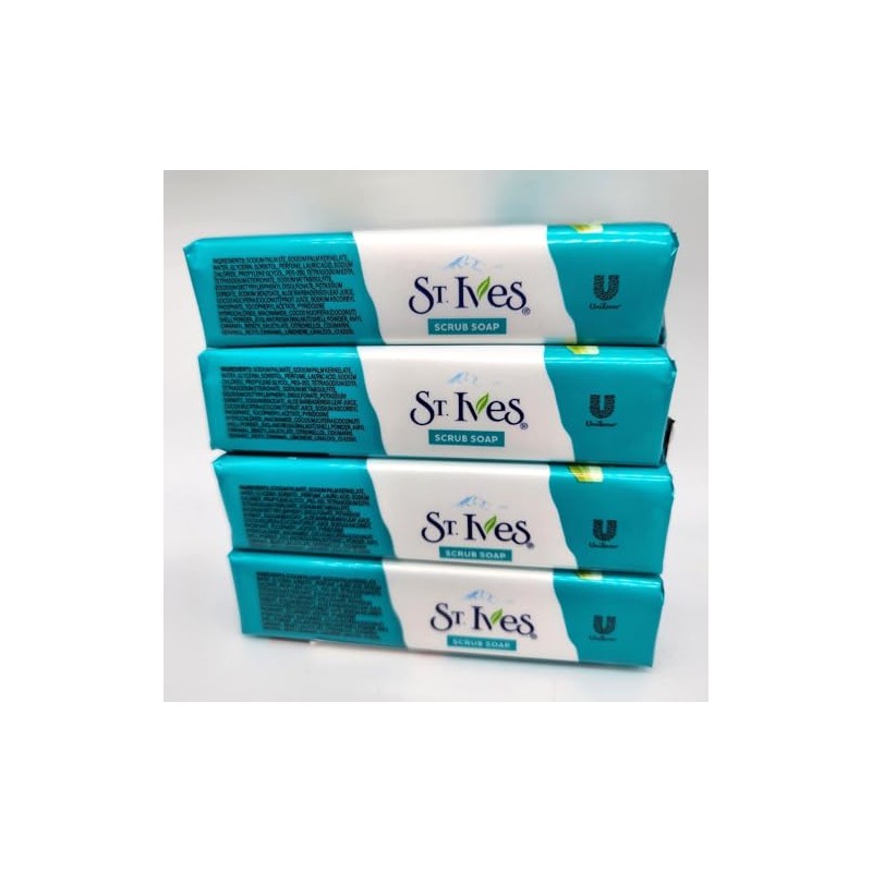 St. Ives' Scrub Bar Soap with Coconut Water, Aloe, and