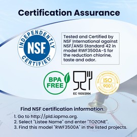 GOLDEN ICEPURE ADQ73613401 Refrigerator Water Filter Replacement for LG LT800P, RWF3500A, 469490, WS620A, LSC22991ST, LSXS26366S, ADQ73613401, LSXS26366D, LUPXS3186N, LSXS26386S LMXS30776D 2Pack