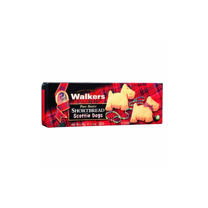 Walkers Shortbread Shortbread Scottie Dogs, 3.9-oz. (Pack of 12)