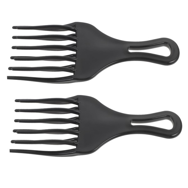 Baluue 2pcs Wide Tooth Hair Comb Rake for Men Styling