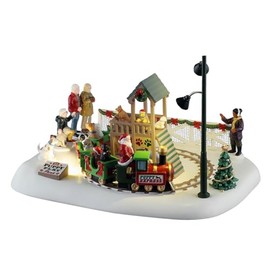 Lemax Puppy Play Park, Battery-Operated(4.5V), Table Accents, #54456