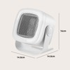Desktop Heater 800W Energy Efficient Fast Heating Overheating Protection Dumping