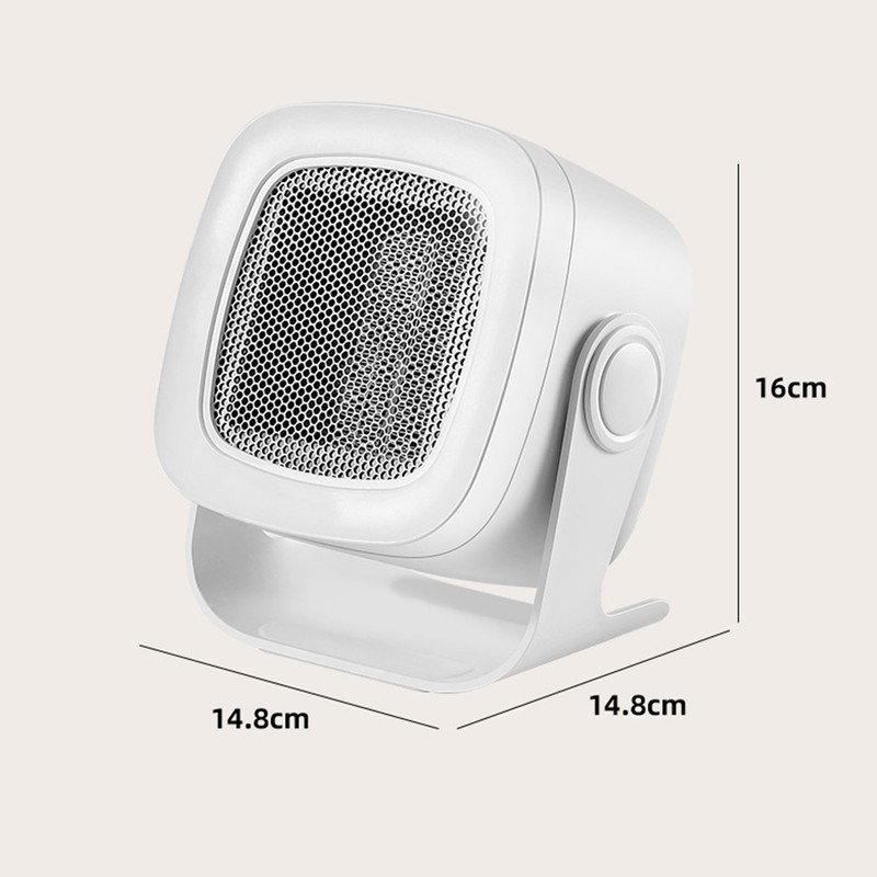 Desktop Heater 800W Energy Efficient Fast Heating Overheating Protection Dumping
