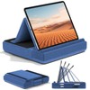 KDD Tablet Pillow Stand, Multi-Angle Viewing Ipad Holder for Lap,