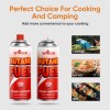 Spozer Butane Fuel Gas Canisters 227g Cartridge Spozer 12pcs for