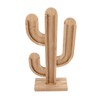 Wooden Coffee Capsule Holder Removable Coffee Pod Holder Cactus Shape