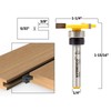 Yonico 14912q 5/32-Inch x 3/8-Inch Top Bearing Slot Cutter Router
