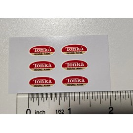 Tiny Tonka Truck Original Oval Sticker Years 1968-1969 Tiny Tonka Logo