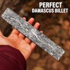 Nesmo 521 Damascus Steel Blank Billet Snack Feather Patern Bar