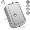 WELLGRO Stainless Steel Square Containers - 550 ml 850 ml