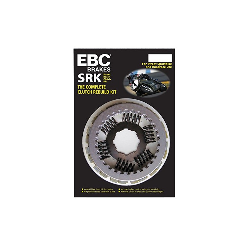 EBC Brakes SRK122 Complete Clutch Kit, Black