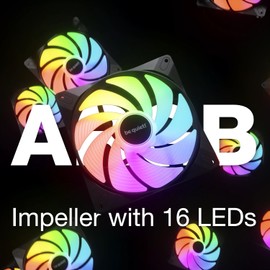 be quiet! Light Wings LX 120mm PWM White Triple Pack, 3 Fans Included, Illuminated hub, Multiple Colors and Modes, Optimized Fan Blades for Extraordinary air Pressure, Daisy Chain Option
