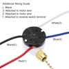 sourcing map Ceiling Fan Switch 3 Speed 4 Wire, ZE-208S