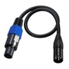 MTUERANC Speakon to XLR Speaker Cable, 3 Pin Male Audio