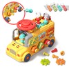 iPlay, iLearn Toddler Busy Bus Toy, Kids Take Apart School