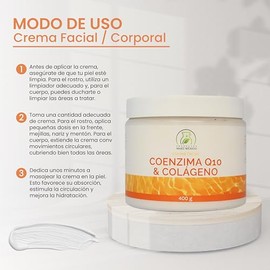 productos mart mexico Crema Facial Coenzima Q10 & Colágeno Piel Firme Productos Mart Mexico 400g