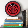 CafePress Ladybug 10" Wall Clock for Livingroom, Kitchen, or Office