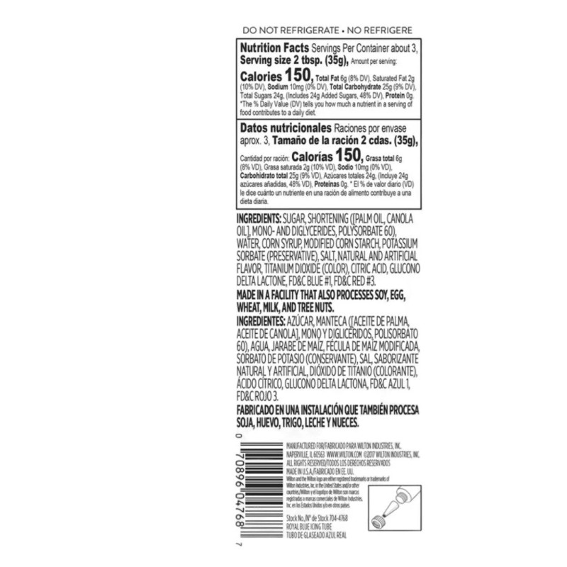 Wilton Royal Blue Icing