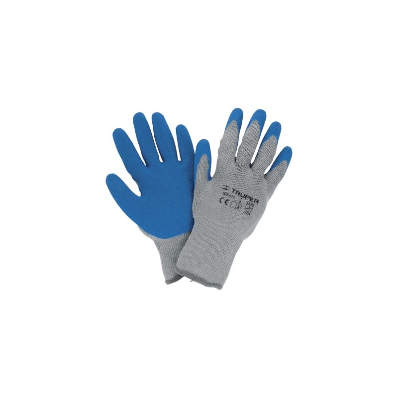 Truper GU-411, Guantes de poliéster recubiertos de látex, chicos