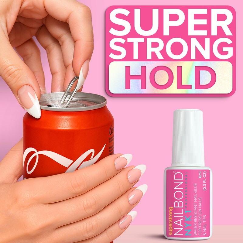 Super Strong Nail Glue for Press On Nails, Nail Tips