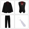 Striped Boys 3pcs Suits Sets Kids, Boys Party Prom Suits,