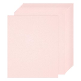 MECCANIXITY 25 Pcs Shimmer Cardstock Paper, 8 x 11 Inch Light Pink Shimmer Paper Sheets, Metallic Cardstock Paper for Art Supplies, Paper Crafting, DIY Crafts