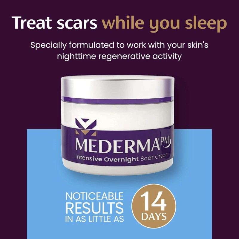 Intensive Overnight Scar Cream, Works with Skin's Nighttime 1.7 Oz