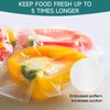 Bonsenkitchen Vacuum Sealer Bags, 200 pcs 8"W x 12"H, BPA-Free,