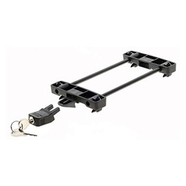 Racktime 17009 & 17017 Snapit Klickfix Lock Secureit & System Adapter Snapit, Black, 2-Piece (1 Set)