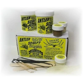Antler Repair Kit - Antler Sculpt Do-It-Yourself Kit (12 oz.) Antler Art - Cir-Cut Corporation - Restore Your Trophy To Its Original Glory ! Deer - Elk - Claws - Teeth - Horns - Antlers