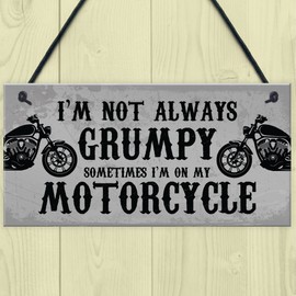 Red Ocean Motorcycle Gifts For Men Funny Biker Gift For Dad Grandad Uncle Man Cave Garage Sign Gifts For Him