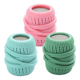 3pcs TPE Sponge Laundry Balls,Washer‑Use Anti‑Tangle for Hair & Debris