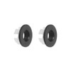 DEAKYNE 2 Pack Sink Overflow Ring Matte Black Bathroom Vanity