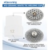 Mtsooning 5 Pack #12 White Ceramic TIG Welding Cups with