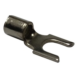 Sherco-Auto 100 Pcs High Temperature Block Spade Connectors - 12-10 Gauge Rated at 600 Volts 10# Stud Wire Connectors - Electrical Wire Terminals Crimp Connectors - Made in USA