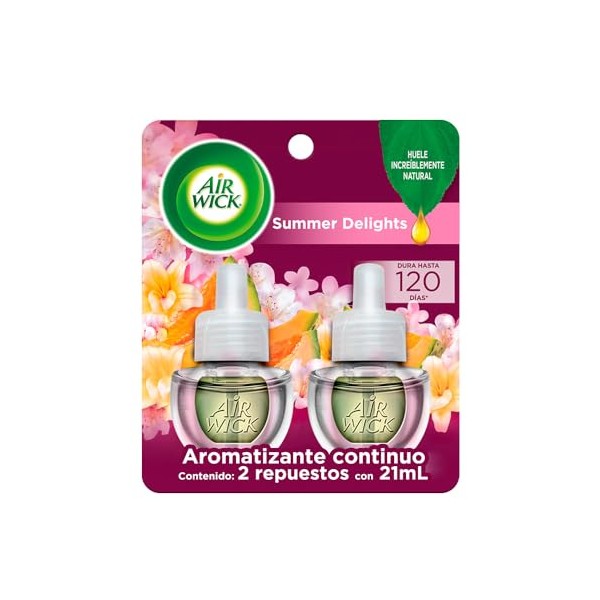 Air Wick 2 Repuestos de Aromatizante de Ambiente Continuo para