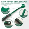 Kivan Base Mower Deck Scraper with Ergonomic Long Handle -