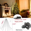 CYOVENY 400LED 6.6ft * 16 Lines Cool White Christmas Tree