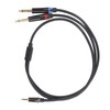 3.5mm 1/8 Inch Male to Dual 6.35mm 1/4 Inch TS