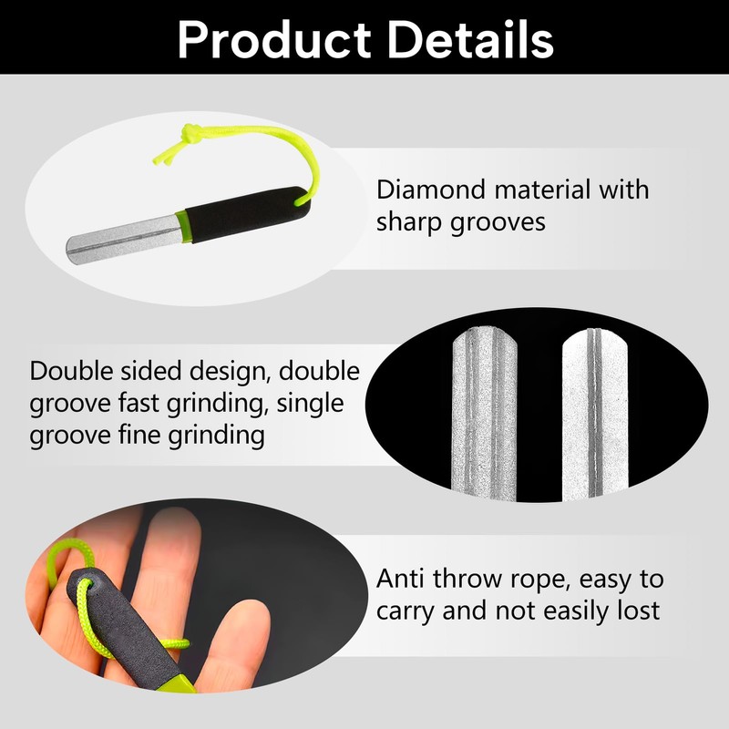 talNite Precision V-Groove Dart Sharpener - Compact, Slim Design for