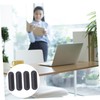 Mikikit 4pcs Bottom Shell Rubber Cushion Laptop Feet Computer Feet